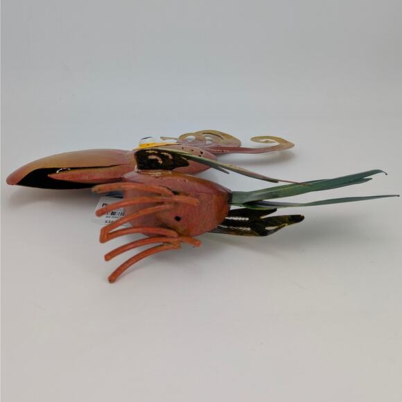 Garden Bird Metal Sculpture Pier 1 Parrot Cockatoo Decor Wacky Whimsical Art 12" - Picture 7 of 9